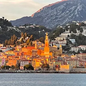Menton Vue Imprenable Mer Et Jardin Bioves 52M2 Clim Francia